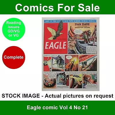 Buy Eagle Comic Vol 4 No 21 - GD/VG To VG - 28 August 1953 • 4.99£