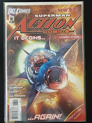 Buy Action Comics #5 Combo-Pack Variant DC New 52 2012 VF/NM Comics Book • 19.67£