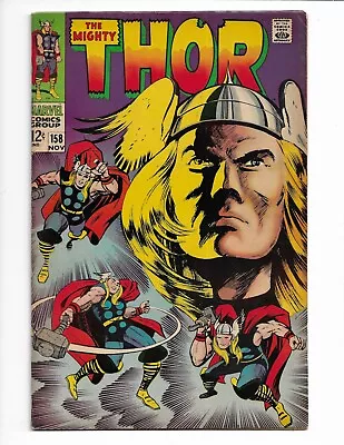 Buy Thor 158 - Vg/f 5.0 - Classic Kirby Cover - Origin Issue - Loki - Odin (1968) • 36.19£