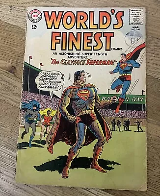 Buy World's Finest #140 1964 DC Comics Superman Batman Clayface Superman DCEU • 6.99£