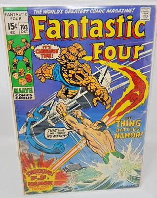 Buy Fantastic Four #103 Sub-mariner & Magneto Appearance *1970* 3.0* • 9.26£