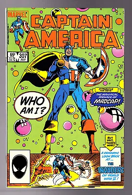 Buy Captain America #307 (newsstand Edition) FNVF 1st Appearance Of Madcap • 15.76£