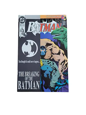 Buy Batman #497 (Bane Breaks Batman's Back)- DC 1993 (NM) BATMAN KEY!!! NM RAW BOOK • 11.42£