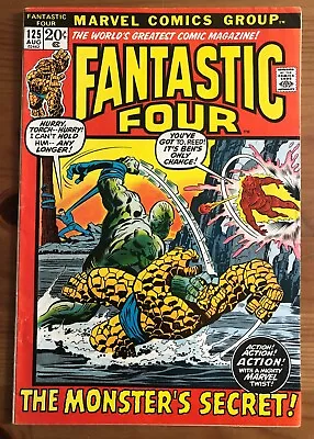 Buy FANTASTIC FOUR #125 (1972) Bronze Marvel From  STAN  THE MAN  LEE! Great Shape! • 19.06£