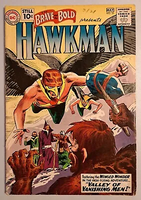 Buy Brave And The Bold #35 (1961) 2nd Silver Age Hawkman VG Free Shipping! • 63.32£
