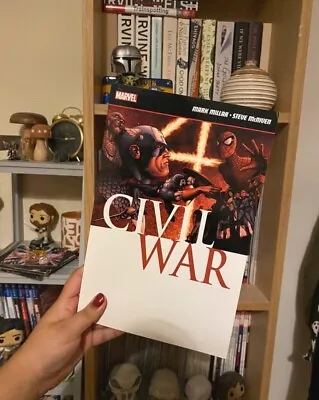 Buy Marvel Civil War Graphic Novel TPB Mark Millar Steve McNiven 2007 Marvel Comics  • 4£