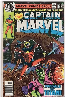 Buy Captain Marvel # 59 Marvel FN 1978 Bagged And Boarded • 13.43£