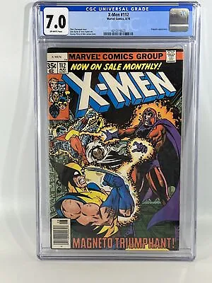 Buy Uncanny X-Men #112 (1978) In CGC 7.0 Fine / Very Fine • 57.56£