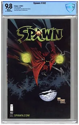 Buy Spawn  # 102   CBCS   9.8   NMMT   White Pages  1/2001    See Photos • 90.70£