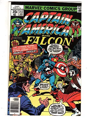 Buy Captain America #217 (1978) - Grade 8.0 - 1st Appearance Of Quasar Marvel Man! • 39.98£