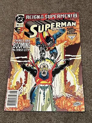Buy Superman #80 (DC, 1993) Reign Of The Supermen • 1£
