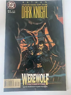 Buy BATMAN : LEGENDS OF THE DARK KNIGHT #73 DC Comics 1995 - NM • 2.69£