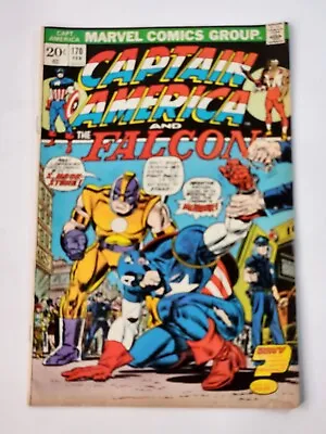 Buy Captain America 170 Debut Of Falcon's New Costume 1st App Moonstone 1974 • 11.85£
