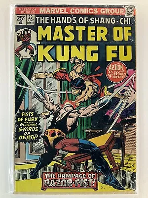 Buy Master Of Kung Fu 29 GD Good 2.0 Marvel Comics • 7.88£
