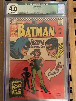 Buy Batman #181 CGC 4.0  1966 1st Appearance Of Poison Ivy - Missing Centerfold • 269.99£