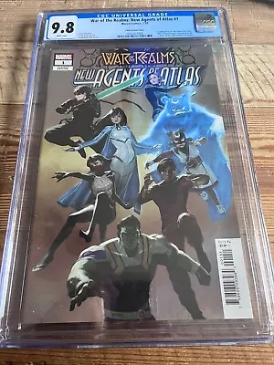 Buy War Of The Realms New Agents Of Atlas #1 CGC 9.8 1:25 Variant Park Marvel 2019  • 178.10£