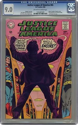 Buy Justice League Of America #65 CGC 9.0 1968 1253467029 • 112.45£