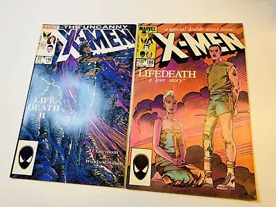 Buy Uncanny X-Men #186 & #198 VFNM 1st Forge Barry Windsor Smith 1st Print 1984 1985 • 15.80£