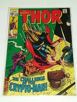Buy Thor The Mighty #174 Vg+ (4.5) March 1970 Kirby Marvel Comics ** • 8.99£