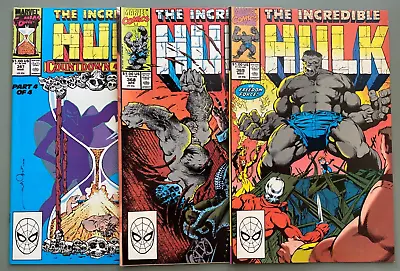 Buy Incredible Hulk #367 - 368 - 369 (Marvel Comics 1990) 1st Appearance Pantheon • 13.66£