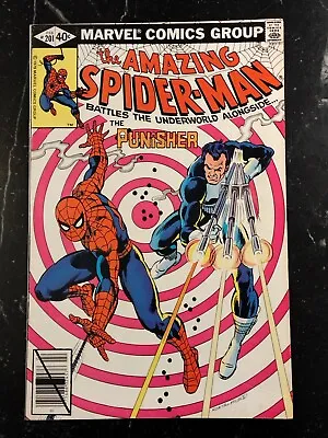 Buy Amazing Spider-Man #201  VF 8.0  Punisher Appearance! Marvel 1980  HOT 🔥 KEY🗝️ • 23.83£