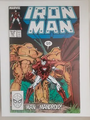 Buy Marvel Iron Man #227 Man To Mandroid 1988 • 7.37£