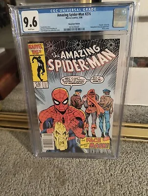 Buy CGC Amazing Spider-Man #276 9.6 Death Of The Fly . Newsstand Edition • 124.66£