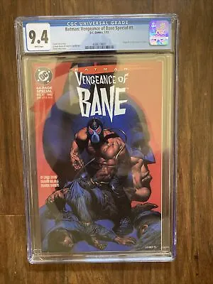 Buy Batman: Vengeance Of Bane Special #1 CGC 9.4 (DC, 1993) 1st Appearance Of Bane • 134.35£