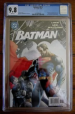 Buy Batman #612, CGC 9.8, DC, 2003, Hush Chapter 5, New Case, White Pages • 119.72£