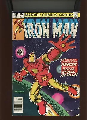 Buy (1981) Iron Man #142: NEWSSTAND! KEY ISSUE! THE DEBUT OF 'SPACE ARMOR I'! (9.0) • 6.22£