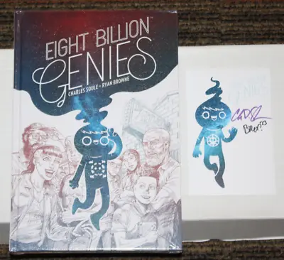 Buy Image Eight Billion Genies HC SEALED - 1st Print WITH 2x Signed Bookplate • 23.83£