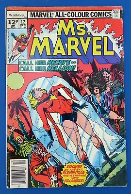Buy MS. MARVEL Issue 12 CAROL DANVERS 1977 BRONZE AGE • 7.99£