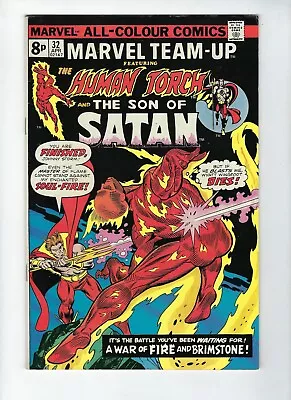 Buy Marvel Team-up # 32 (spider-man & Son Of Satan, Apr 1975) Vf • 9.95£