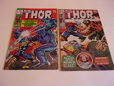 Buy The Mighty Thor # 170 And # 172 ( 1969) • 18£