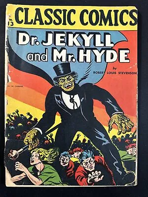 Buy Dr Jekyll And Mr Hyde #13 Classic Comics HRN 15 Golden Age 2nd Edition Fair • 78.83£