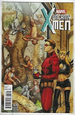 Buy Uncanny X-Men Comic 35 Cover B NYC Variant First Print 2015 Brian Michael Bendis • 10.63£
