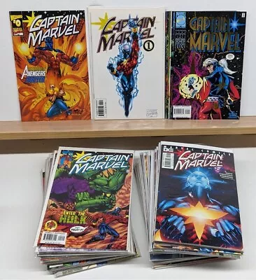 Buy Marvel Comics CAPTAIN MARVEL 2000 Series #0 1-60 (Missing #27) + 1995 #1-6 VF/NM • 59.58£