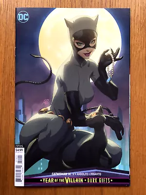 Buy Dc Comics - Catwoman 14 - Classic Batman Tas Artgerm Card Stock Cover - Mint! • 5.95£