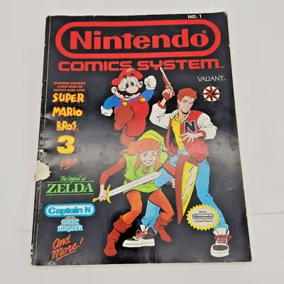 Buy No. 1 NINTENDO Comics System Super Mario 3 Legend Of Zelda & Captain N Valiant • 23.83£
