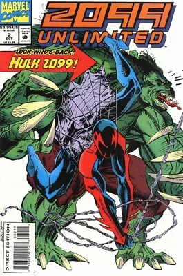 Buy 2099 Unlimited #2 1993 Hulk Spider-man • 5.95£