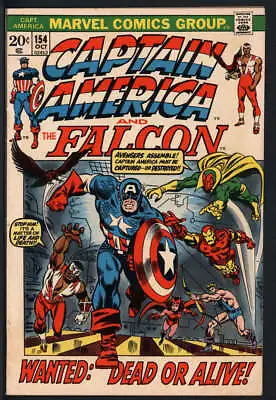 Buy Captain America #154 5.5 // 1st Full Nomad Marvel Comics 1972 • 26.81£