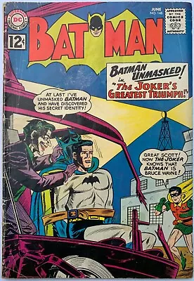 Buy Batman #148 GD+ 2.5 Classic Joker Cover/Story Silver Age DC Comics 1962 • 79.43£