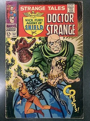Buy Strange Tales #157 (Marvel, 1967) 1st Cameo Living Tribunal Jim Steranko VG • 39.44£