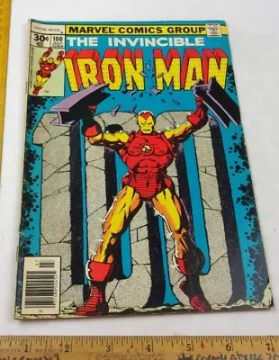 Buy The Invincible Iron Man #100 Comic Book 1970s F- • 11.79£
