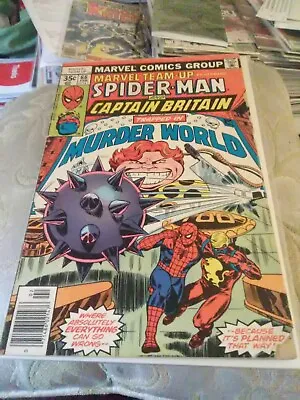 Buy Marvel Team-Up #66, Newsstand, 2nd Captain Britain, Arcade, 1977 • 12.06£
