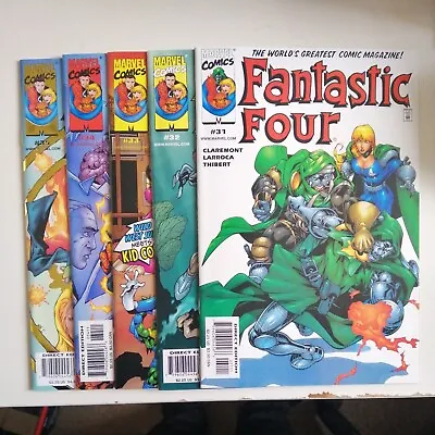 Buy Fantastic Four Vol 3 Issues #31 - 35 Gold Foil Var. Marvel Comics 2000 Claremont • 24£