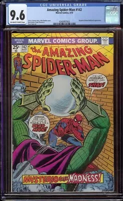 Buy Amazing Spider-Man # 142 CGC 9.6 OW/W (Marvel, 1975) Mysterio Appearance • 223.01£