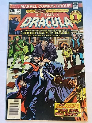 Buy THE TOMB OF DRACULA #49 Marvel Comics 1976 VF- • 8.49£