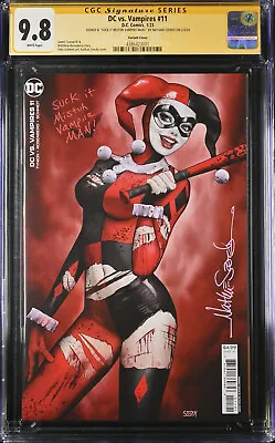 Buy DC Vs Vampires #11 Nathan Szerdy Variant CGC 9.8 - Signed By Cover Artist • 197.09£