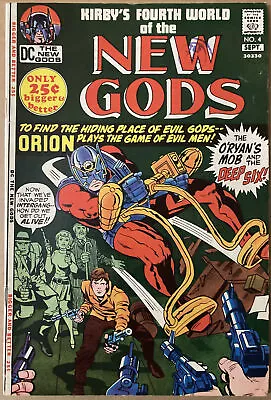 Buy NEW GODS #4  September 1971 - 1st App Of ESAK  Key 🔑 Darkseid App Jack Kirby • 14.99£